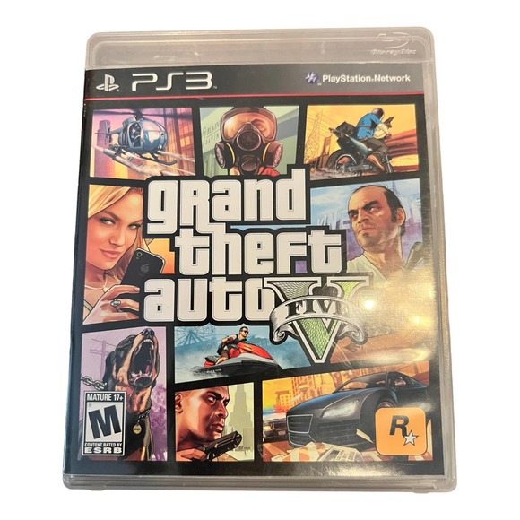 Grand Theft Auto 5 Video Game for Playstation 3 Complete - Picture 1 of 3